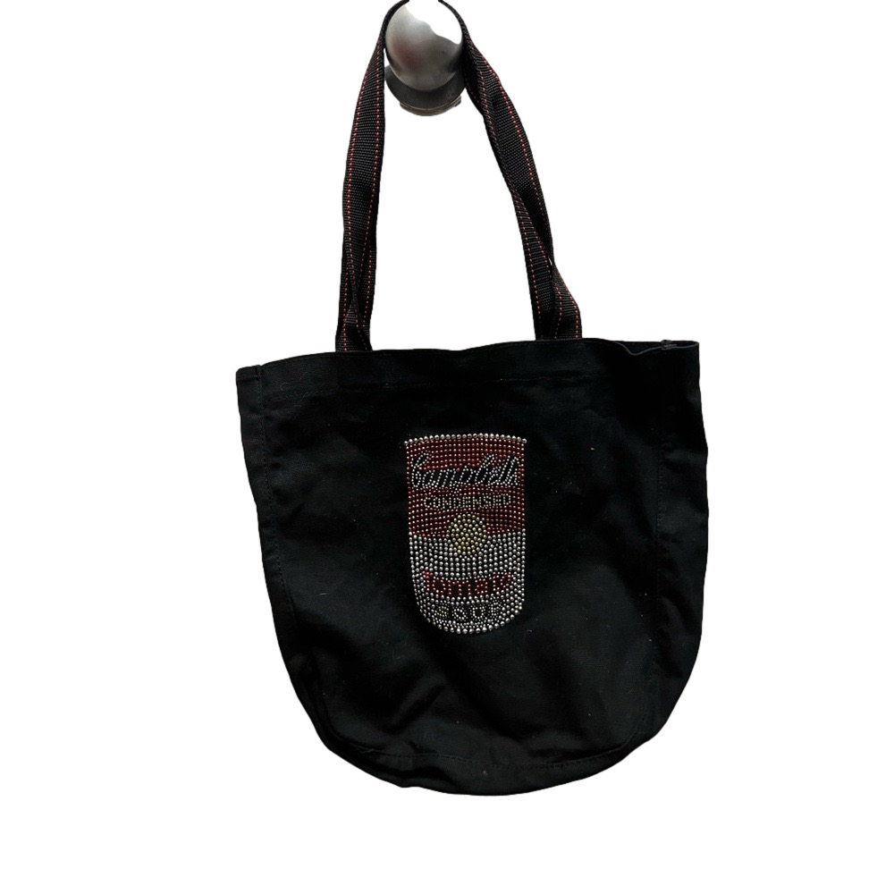 Vintage Y2K 2005 Campbell’s Tomato Soup Rhinestone Canvas Tote Bag